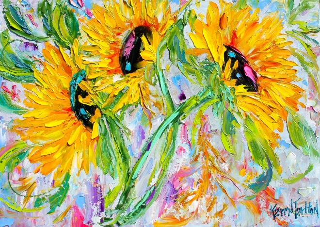 Puzzle Sonnenblumenfreude 1000 Teile