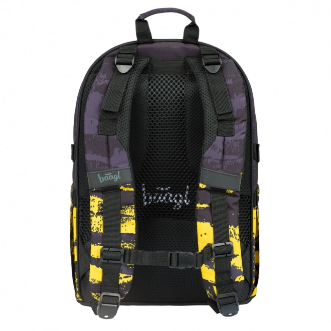 BAAGL 3er Set Skate Dune: Rucksack, Federmäppchen, Beutel