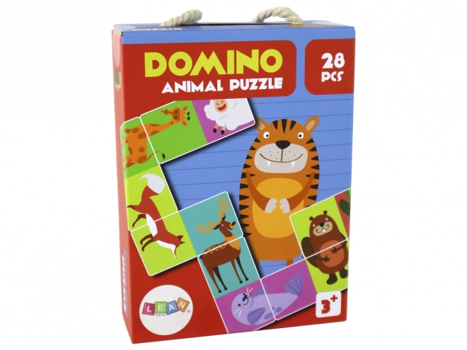 Logikspiel Tierdomino Puzzle