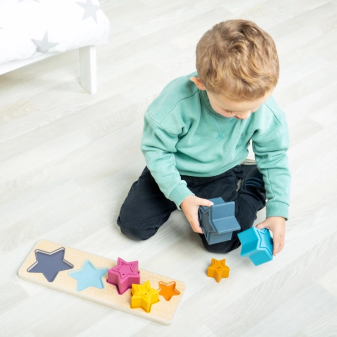 Bigjigs Spielzeug Einsteckpuzzle Sterne