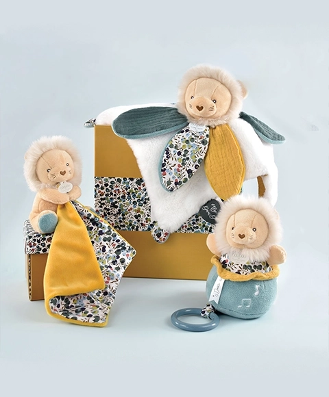 Doudou Kuscheltier Löwe Geschenkset