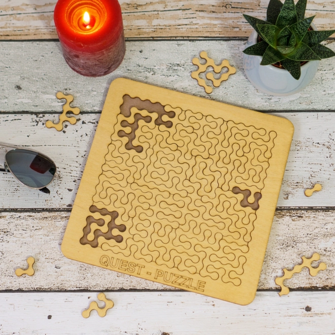 Holzpuzzle-Herausforderung von EscapeWelt