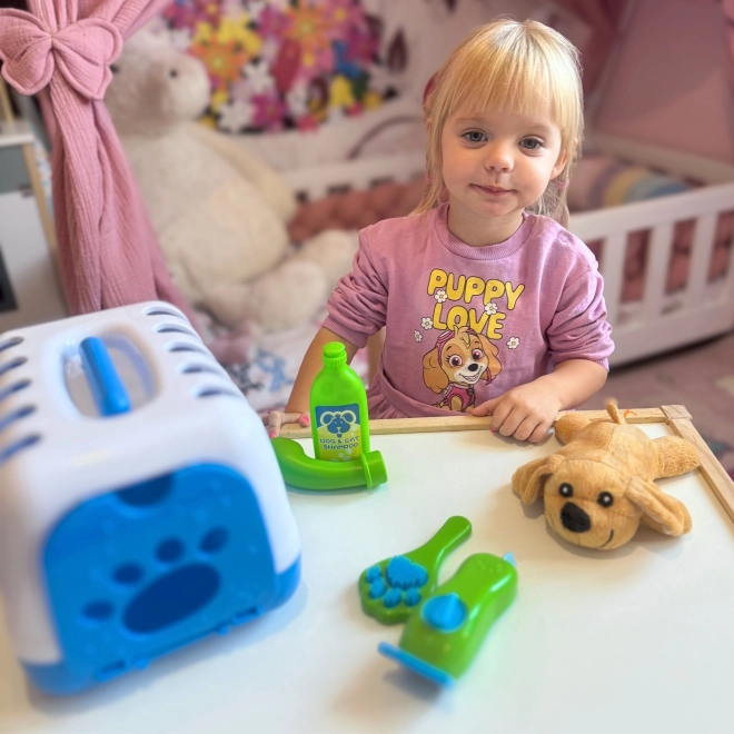 Woopie tragbares tierarzt-spielset mit Hund