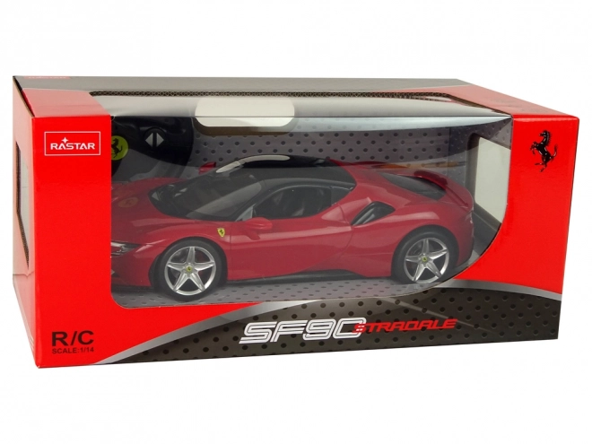 Ferngesteuertes Auto Ferrari SF90 R/C Rot 1:14