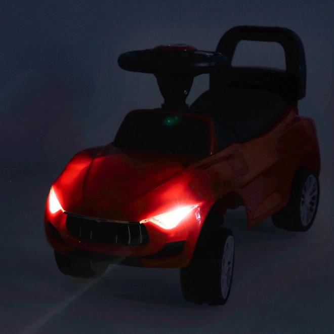 Rutschauto mit Sound und Licht Rot