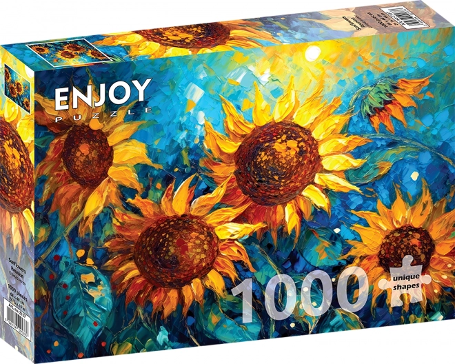 Enjoy Puzzle Sonnenblumen Treffen 1000 Teile