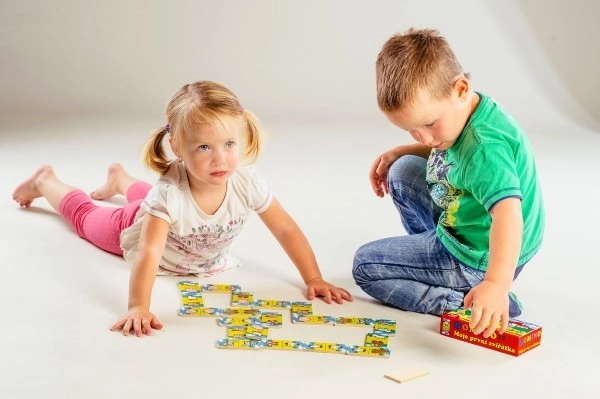 Mein Erstes Domino Tiere Holzspiel