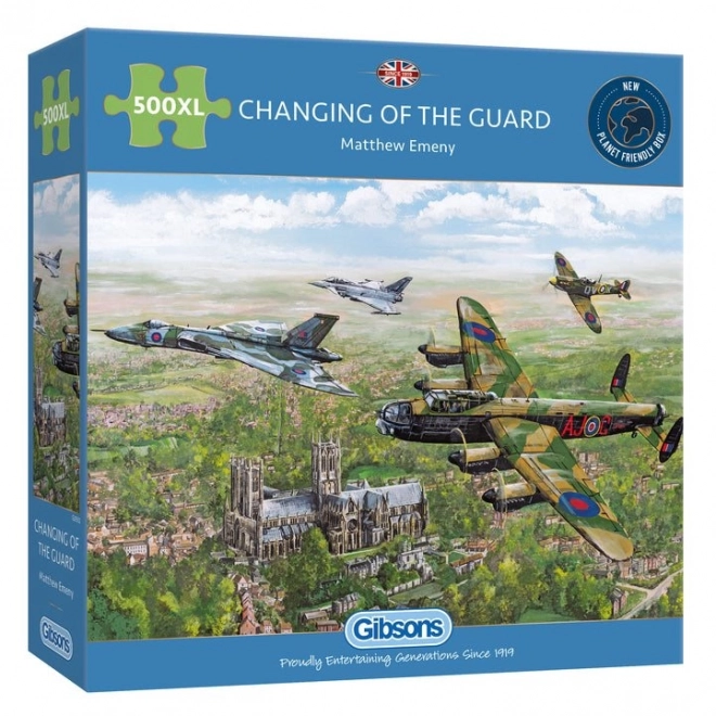 Puzzle Wachablösung XL 500 Teile von Gibsons