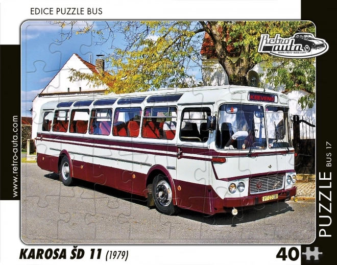 Retro-Autos Puzzle Karosa ŠD 11 Bus