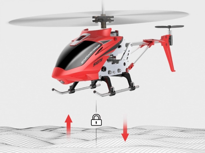 Ferngesteuerter Helikopter Syma S107H – Rot