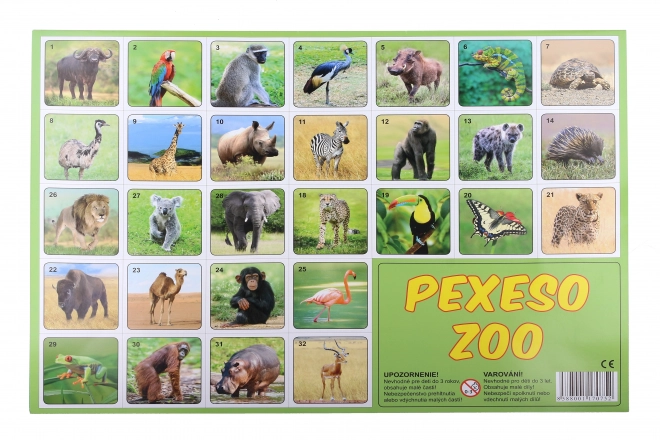 Pexeso Zoo Fotospiel