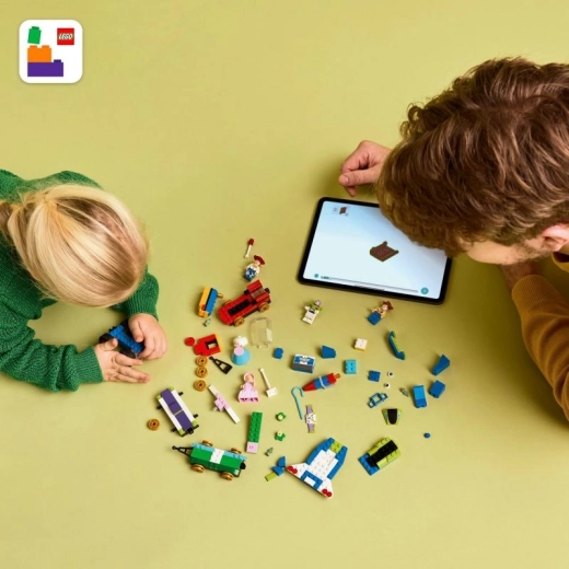 Einfacher Aufbau mit der LEGO Builder App