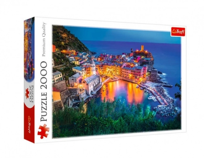 Puzzle Vernazza bei Sonnenuntergang, Italien 2000 Teile