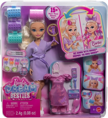 Barbie Dream Besties Malibu – Modepuppe mit Party-Accessoires
