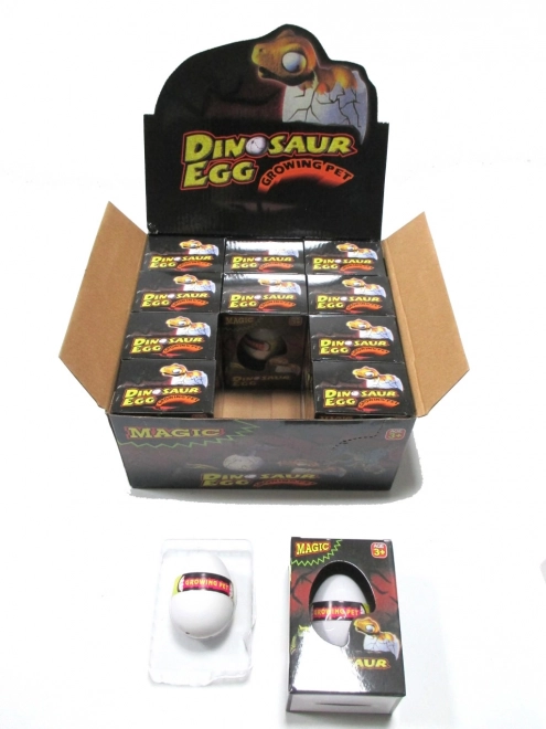Ei mit wachsendem Dinosaurier 7 × 5 cm