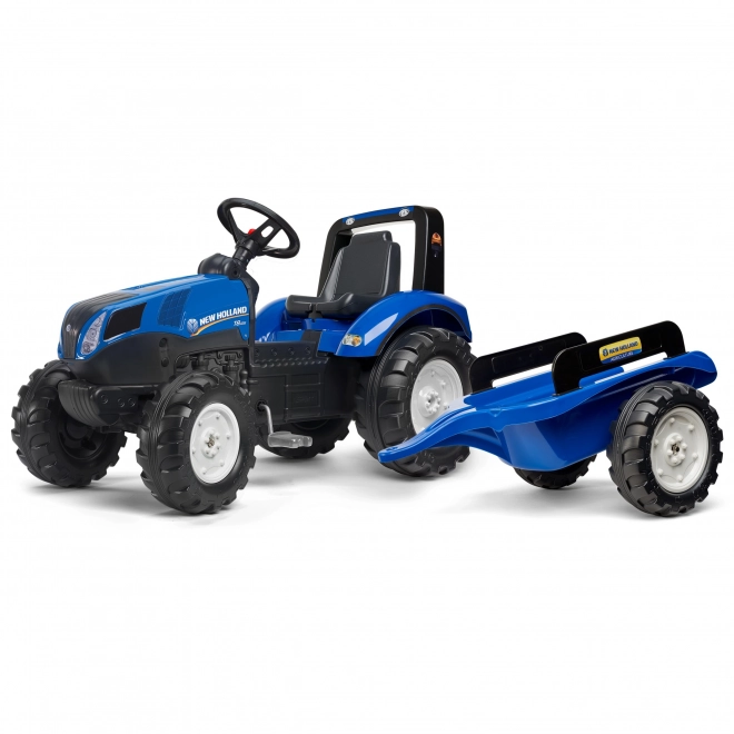 Trettraktor mit Anhänger New Holland für Kinder ab 3 Jahren