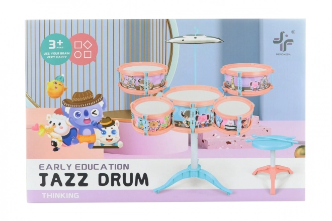 Tier-Drum-Set für Kinder