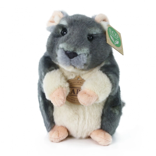 Stehende Chinchilla aus Plüsch 15 cm