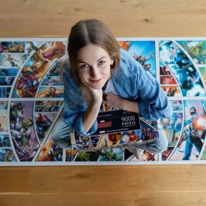 Puzzle MARVEL Avengers: Durch das Comic-Universum 9000-teilig