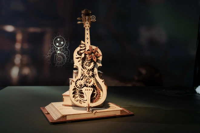 RoboTime 3D Holzmechanik Puzzle Magisches Cello