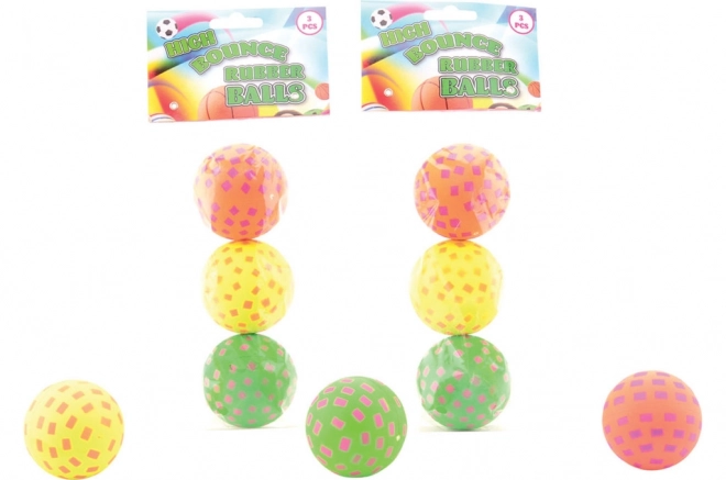 Großer Gummiball 3er Set