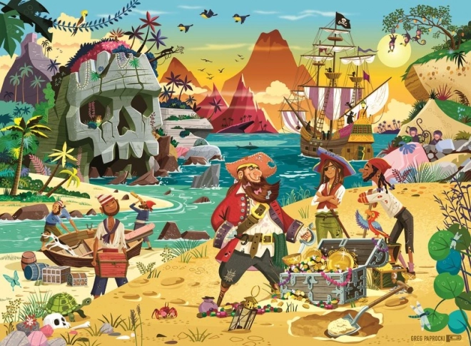 Ravensburger Piratenabenteuer XXL Puzzle 100 Teile
