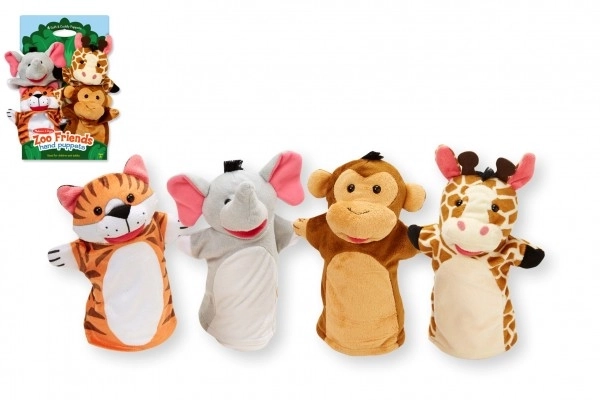 Safari ZOO Handpuppen 25cm 4er Set