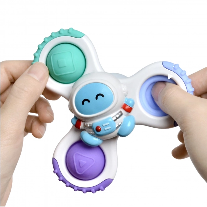 Woopie Baby Spinner Sensorikspielzeug Rakete Alien Ufo 3 Stück