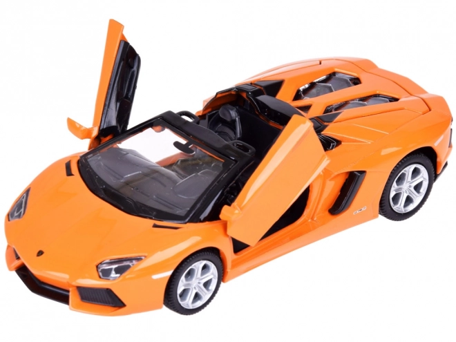 Metallauto Lamborghini Aventador Roadster Modell Interaktiv