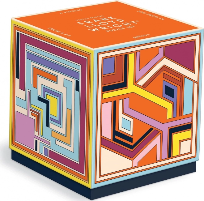 GALISON Quadratisches Puzzle Frank Lloyd Wright: Textile Blöcke 4x200 Teile
