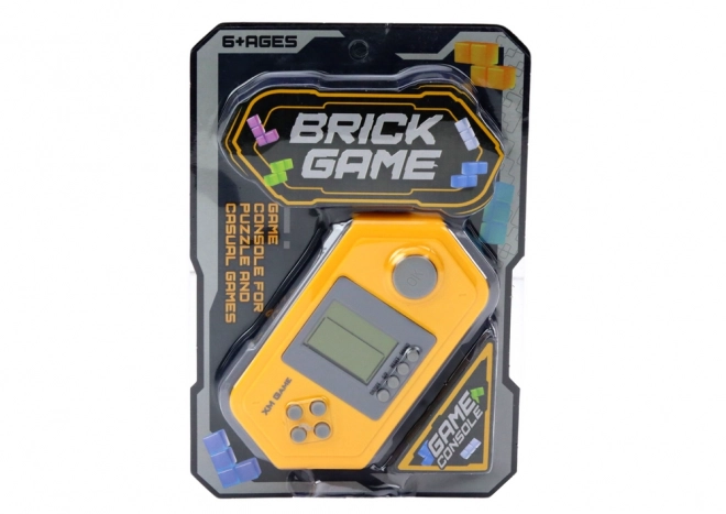 Handheld-Konsolenspiel Tetris Brick in Grau-Gelb