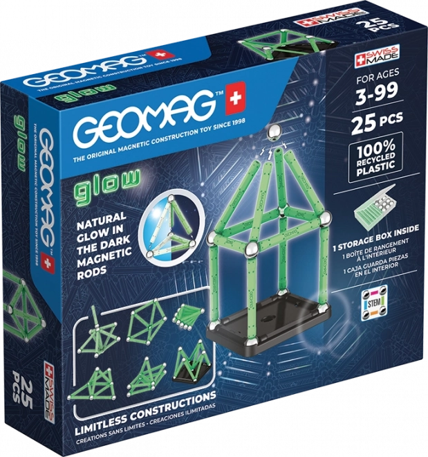 Geomag Glow Magnete Baukasten 25 Stück