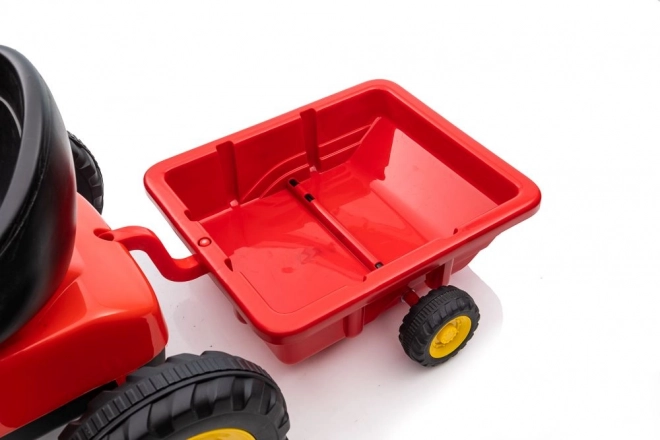 Pedaltraktor in Rot für Kinder