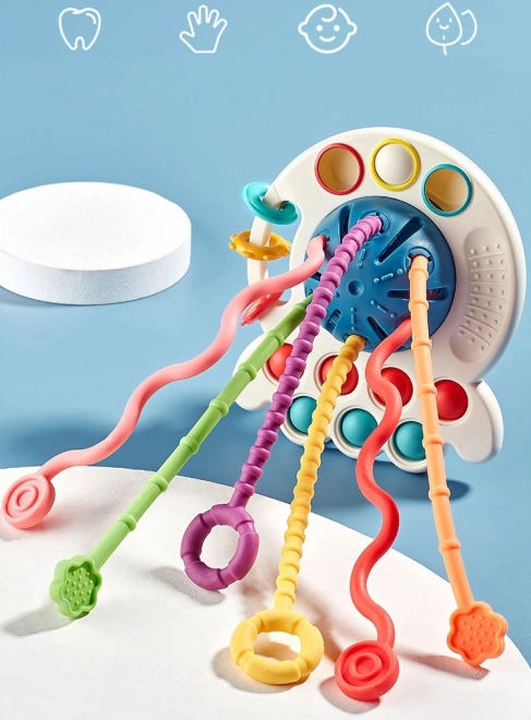 Montessori Sinnes-Spielzeug & Beißring für Babys