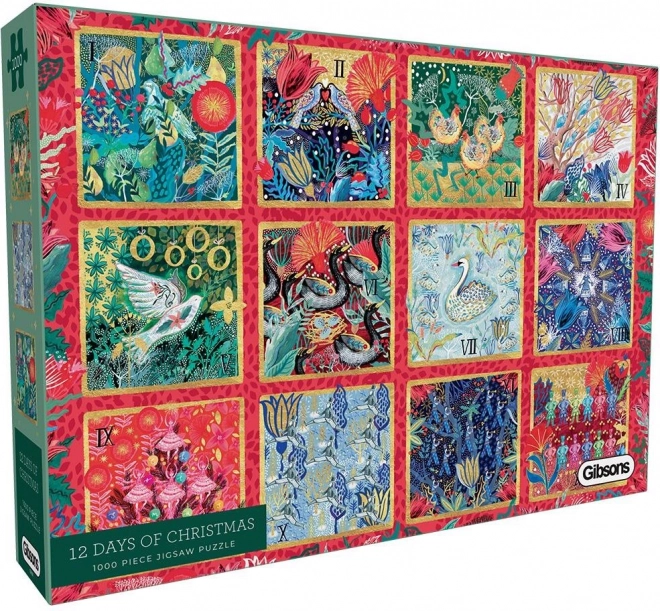 Gibsons Puzzle 12 Tage bis Weihnachten 1000 Teile