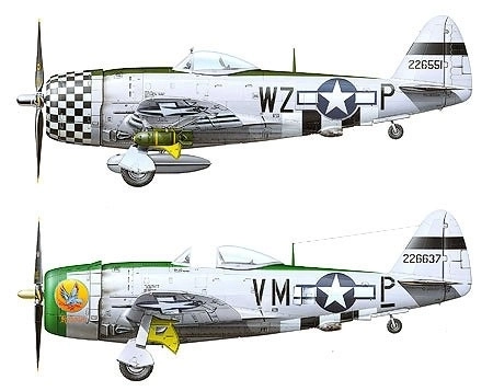 Modellkunststoffflugzeug P-47D Thunderbolt Bubbletop