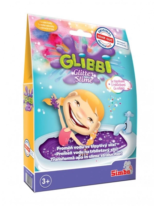 Glibbi Glitzer Schleim Lila