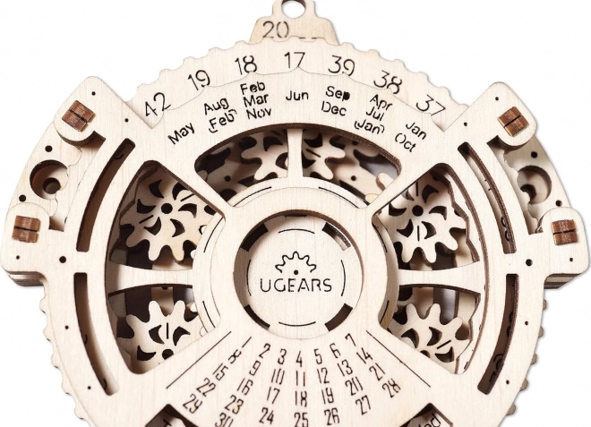 Mechanischer UGEARS Kalender 3D Puzzle