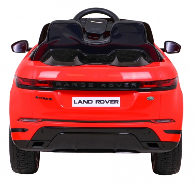 Elektrisches Auto Range Rover Evoque rot