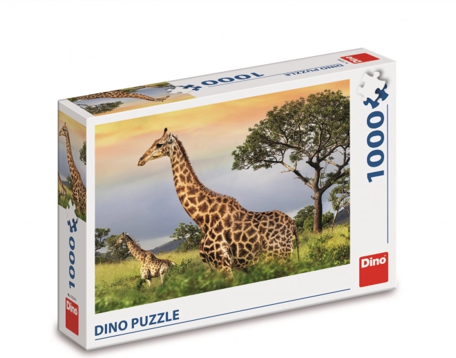 Puzzle Giraffen Familie 1000 Teile