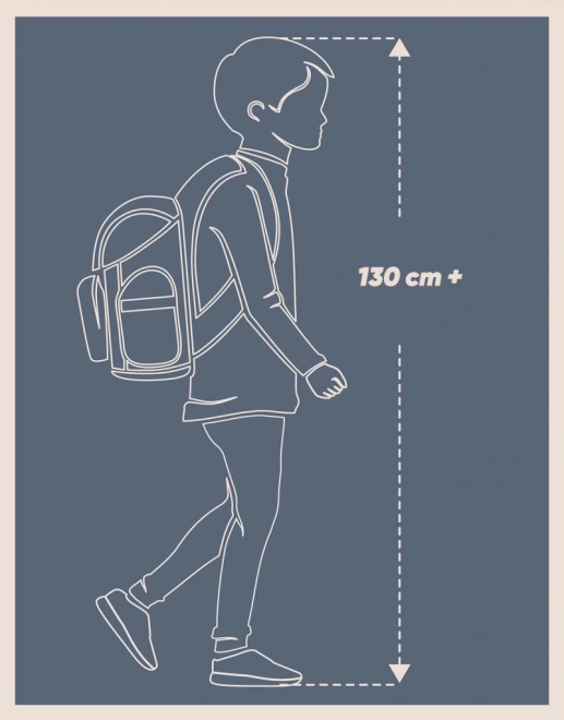 Baagl Schulset Skate Ska mit Rucksack, Federmäppchen und Turnbeutel