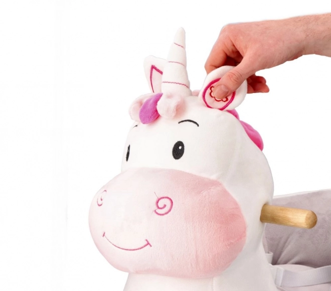 Süßer Einhorn-Schaukelfigur mit Sessel