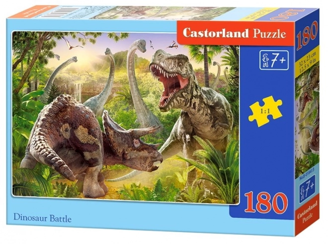 Puzzle Dinosaurier-Schlacht 180 Teile