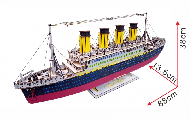 Holzkunst 3D Puzzle Titanic