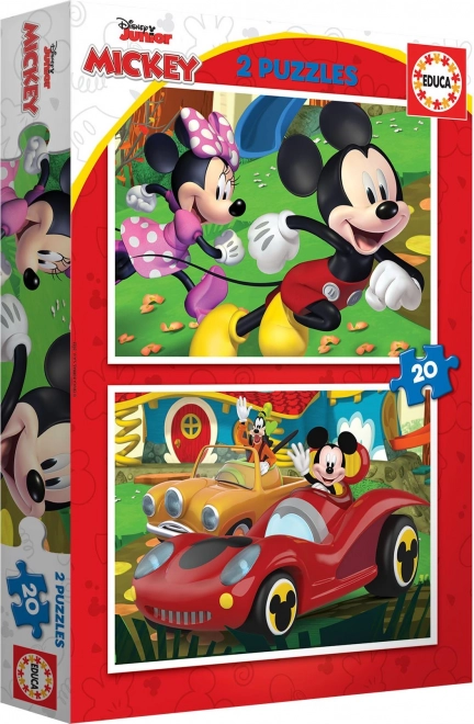 EDUCA Puzzle Mickey Mouse: Freizeitpark