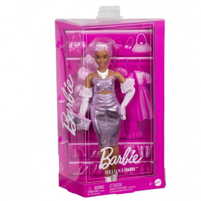 Barbie Model Deluxe - Metallic Kleid