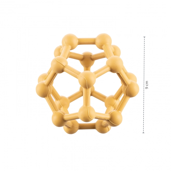 Silikon-Beißring Atom in Altrosa