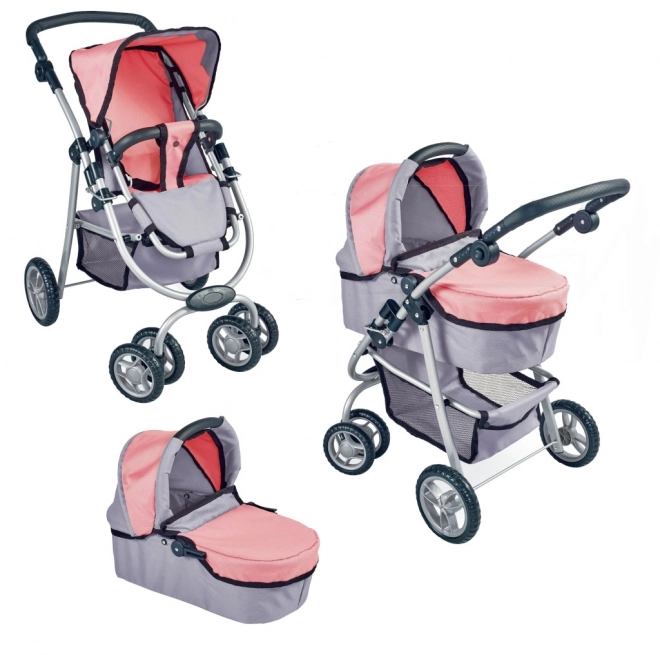 Metall Puppenwagen 3-in-1