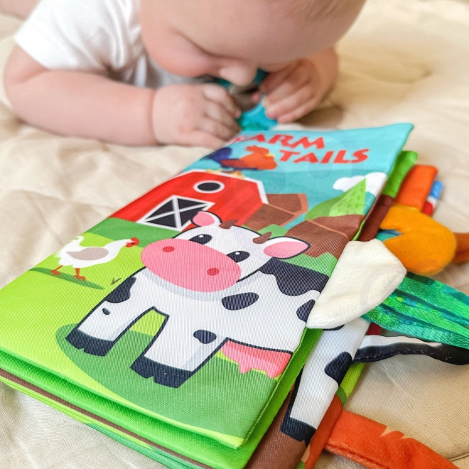Woopie Baby Stoffbuch mit Tierschwänzen