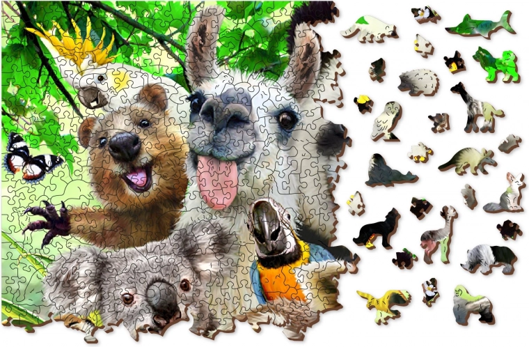 Beidseitiges Puzzeln